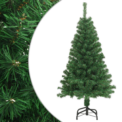 Artificial Christmas Tree with Thick Branches Green 150 cm PVC