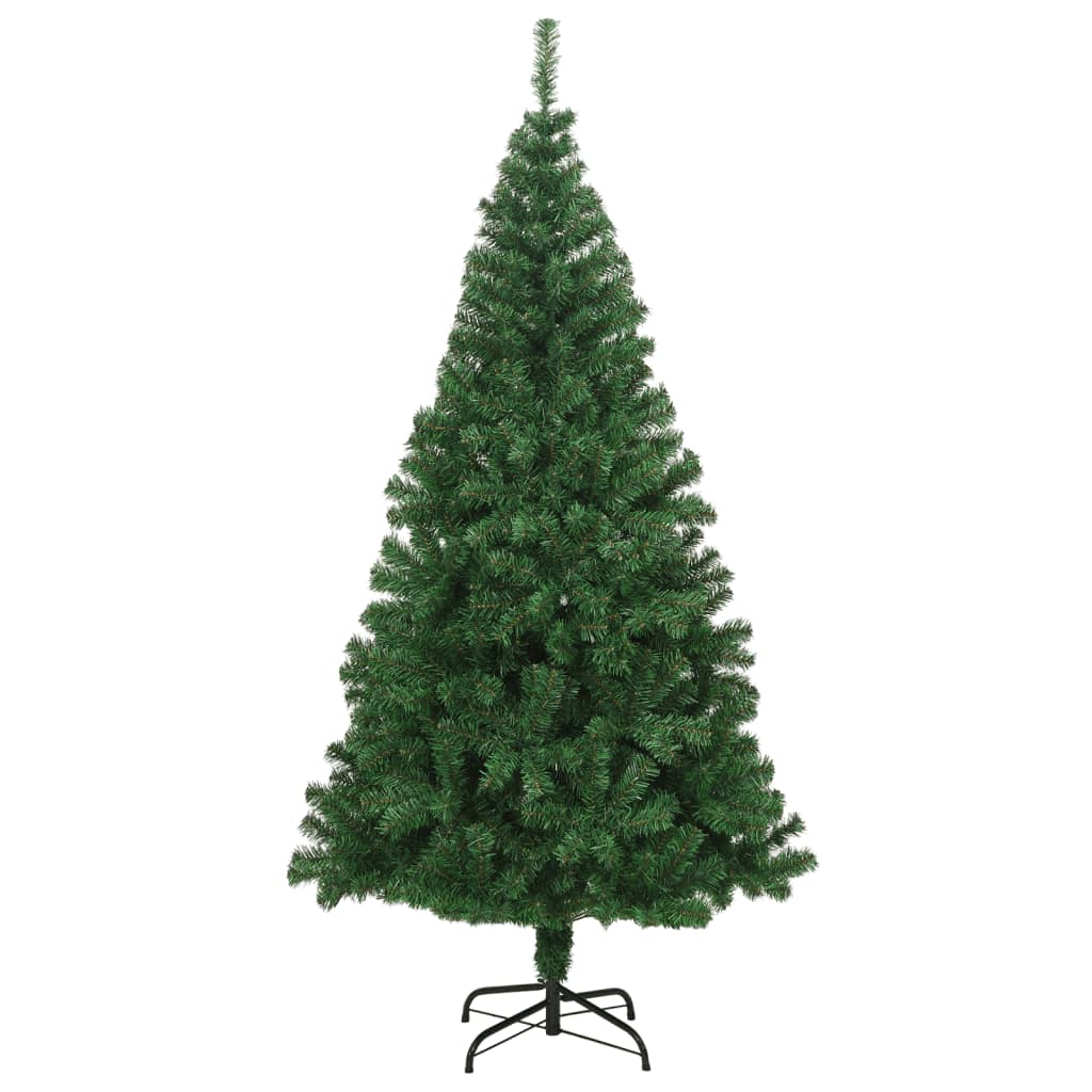 Artificial Christmas Tree with Thick Branches Green 240 cm PVC