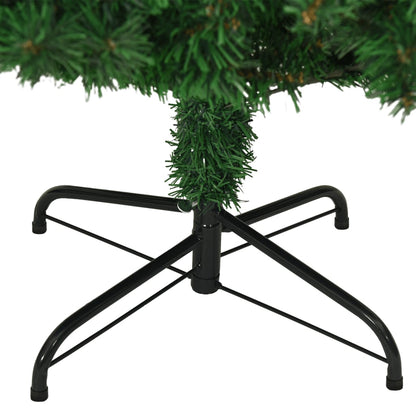 Artificial Christmas Tree with Thick Branches Green 240 cm PVC