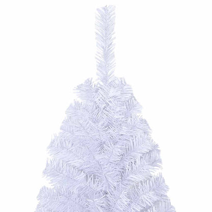 Artificial Christmas Tree with Thick Branches White 150 cm PVC