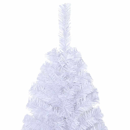 Artificial Christmas Tree with Thick Branches White 150 cm PVC