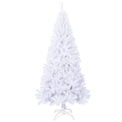 Artificial Christmas Tree with Thick Branches White 180 cm PVC