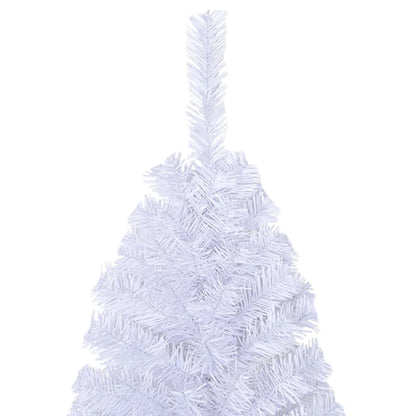 Artificial Christmas Tree with Thick Branches White 180 cm PVC