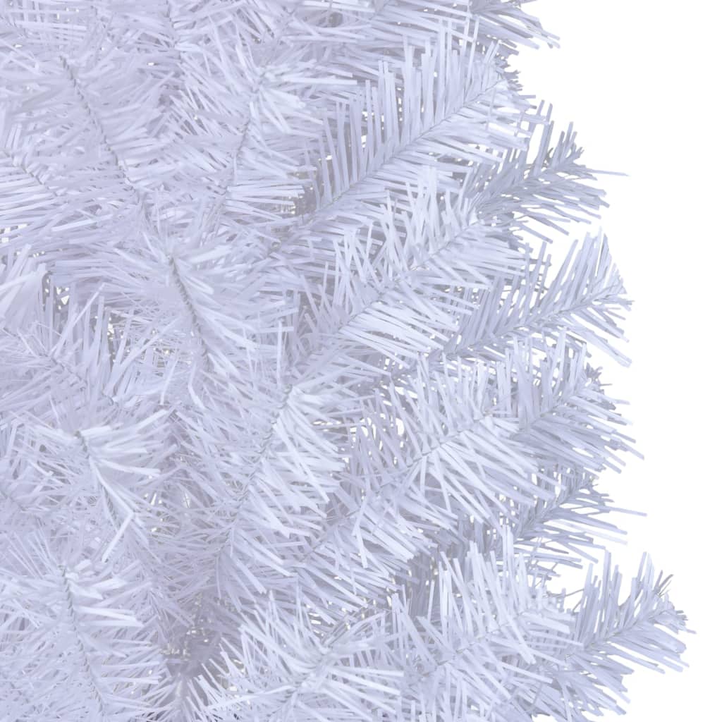 Artificial Christmas Tree with Thick Branches White 180 cm PVC