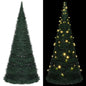 Pop-up String Artificial Pre-lit Christmas Tree Green 210 cm