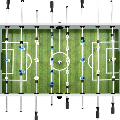 Football Table Steel 60 kg 140x74.5x87.5 cm White