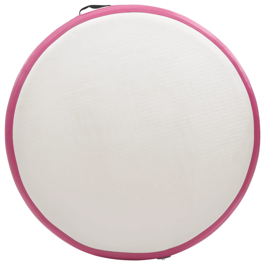 Inflatable Gymnastic Mat with Pump 100x100x10 cm PVC Pink