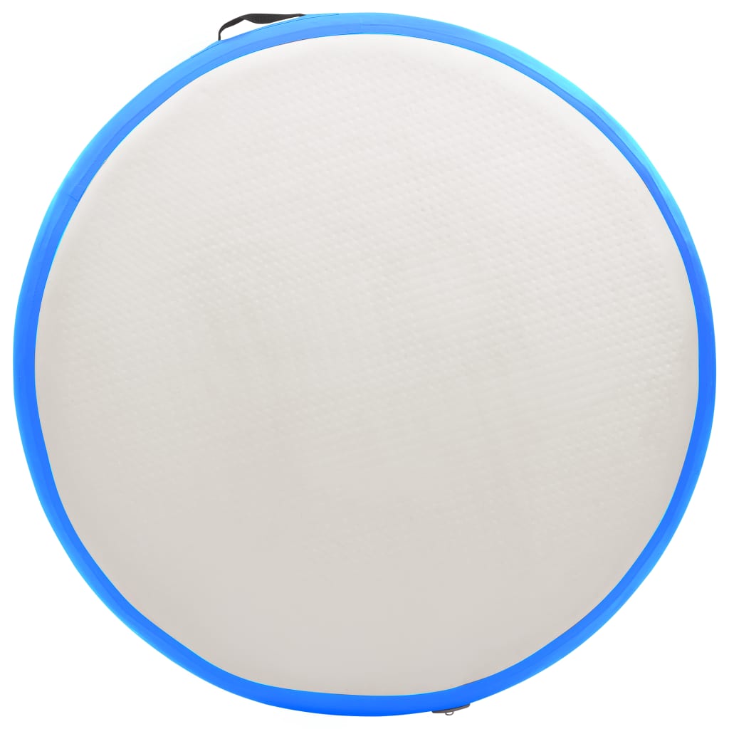 Inflatable Gymnastic Mat with Pump 100x100x20 cm PVC Blue