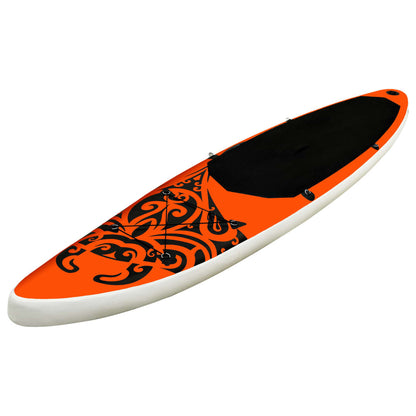 Inflatable Stand Up Paddleboard Set 305x76x15 cm Orange