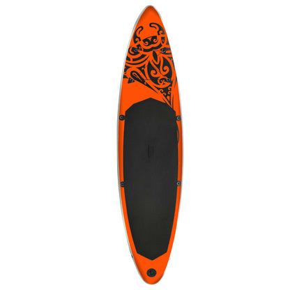 Inflatable Stand Up Paddleboard Set 305x76x15 cm Orange