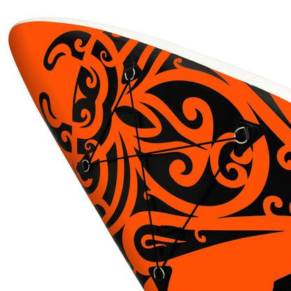 Inflatable Stand Up Paddleboard Set 305x76x15 cm Orange