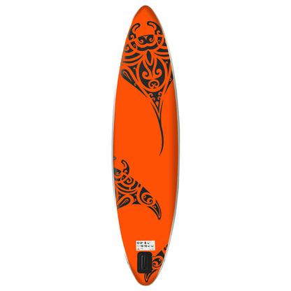 Inflatable Stand Up Paddleboard Set 366x76x15 cm Orange