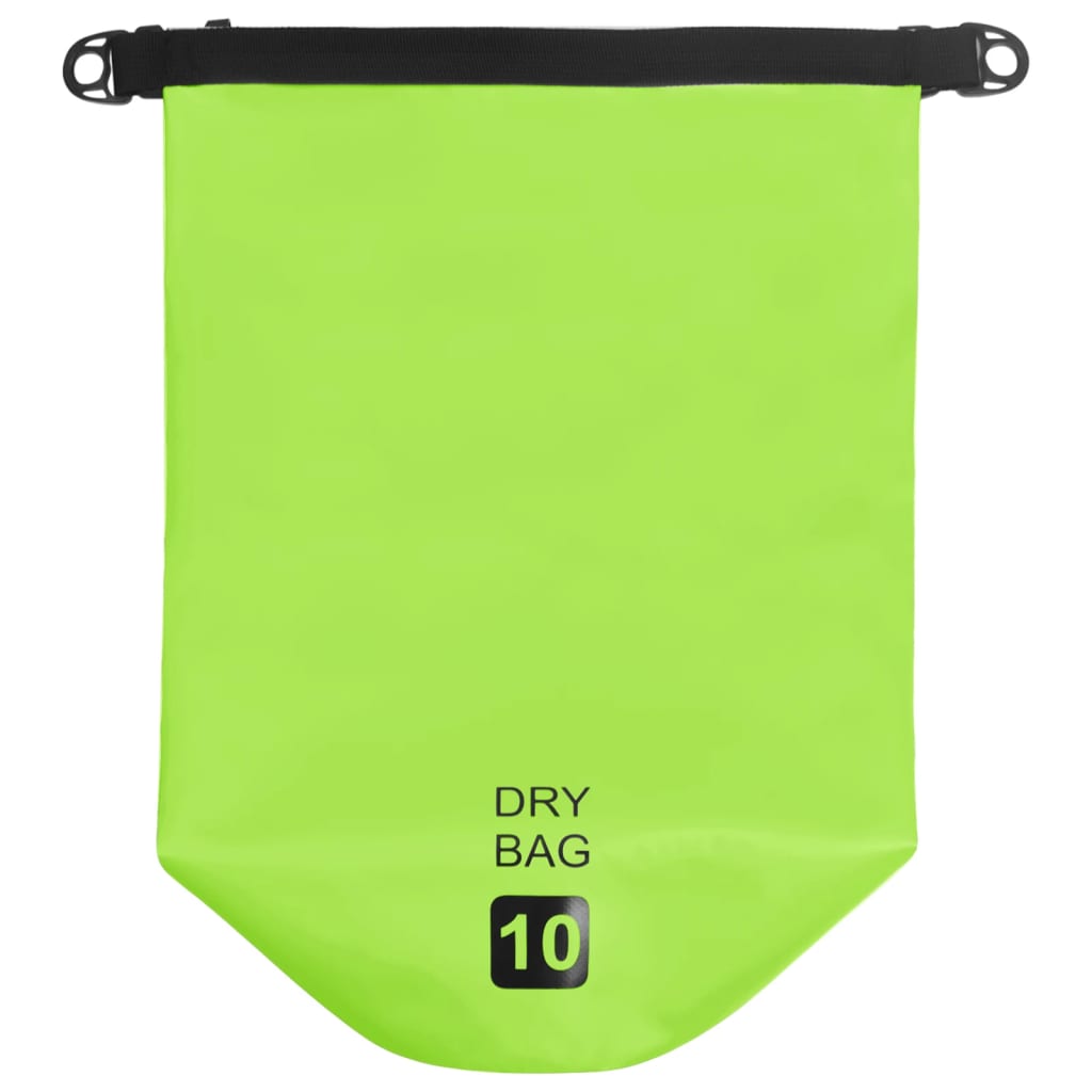 Dry Bag Green 10 L PVC