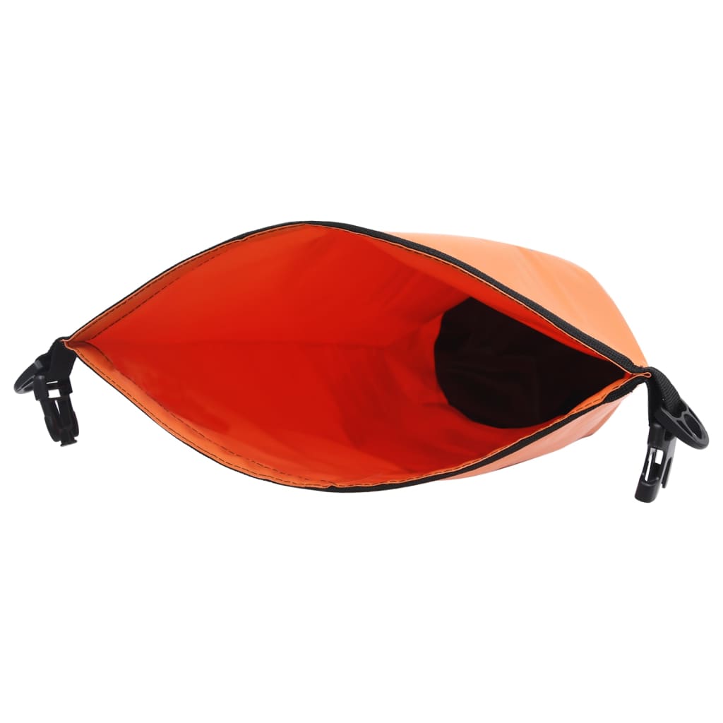 Dry Bag with Zipper Orange 20 L PVC