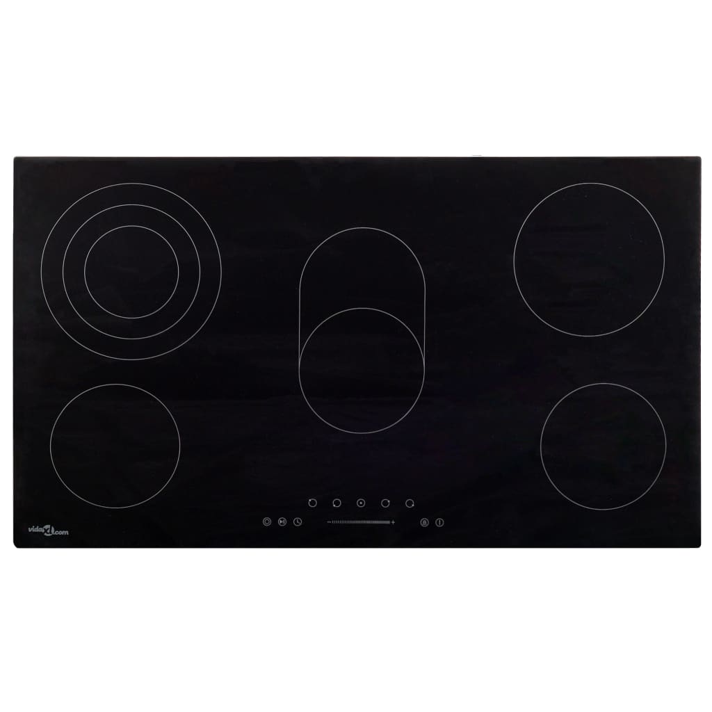 Ceramic Hob with 5 Burners Touch Control 77 cm 8500 W