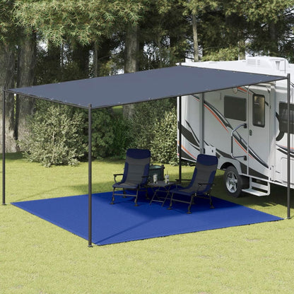 Tent Carpet 400x400 cm Blue HDPE