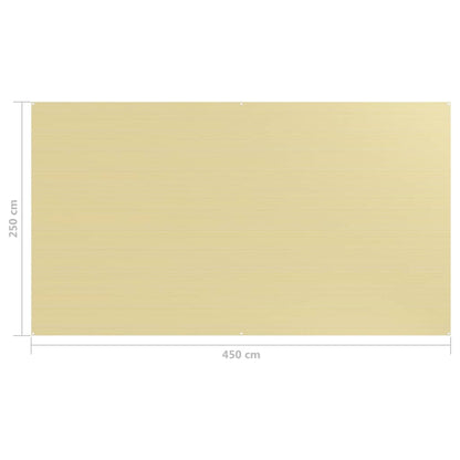 Tent Carpet 250x450 cm Beige