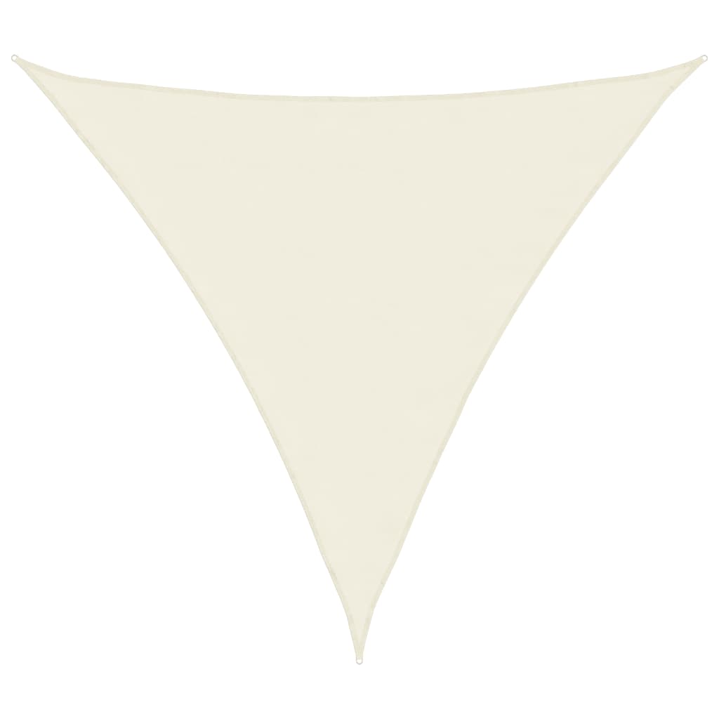 Sunshade Sail Oxford Fabric Triangular 4.5x4.5x4.5 m Cream