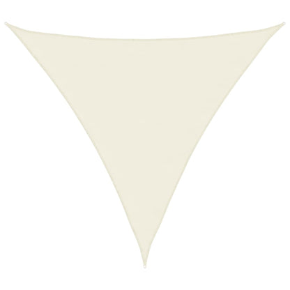 Sunshade Sail Oxford Fabric Triangular 4.5x4.5x4.5 m Cream