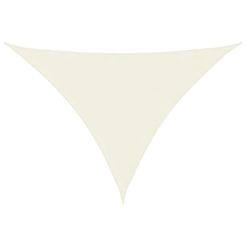 Sunshade Sail Oxford Fabric Triangular 4x5x6.4 m Cream