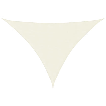 Sunshade Sail Oxford Fabric Triangular 4x5x6.4 m Cream