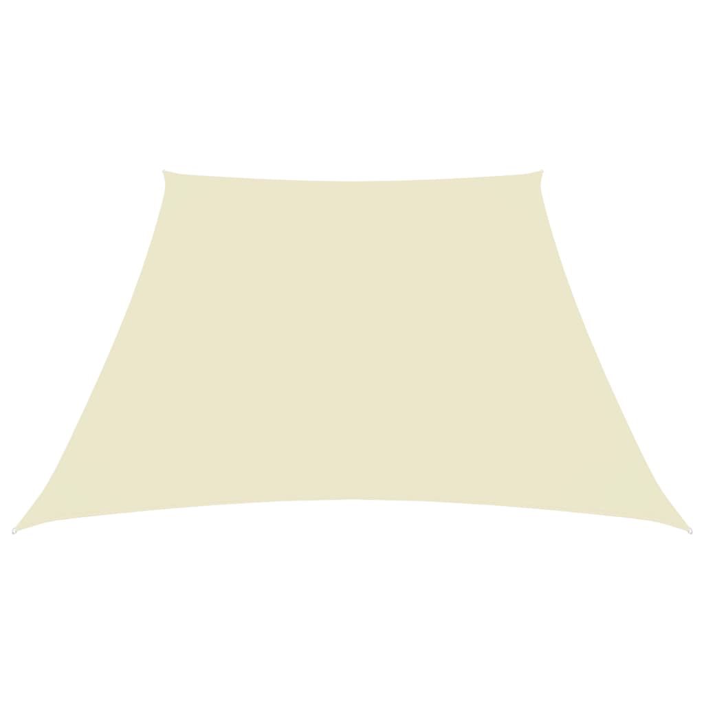 Sunshade Sail Oxford Fabric Trapezium 3/5x4 m Cream