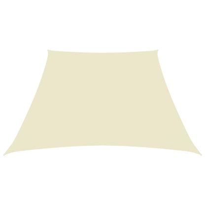 Sunshade Sail Oxford Fabric Trapezium 3/5x4 m Cream