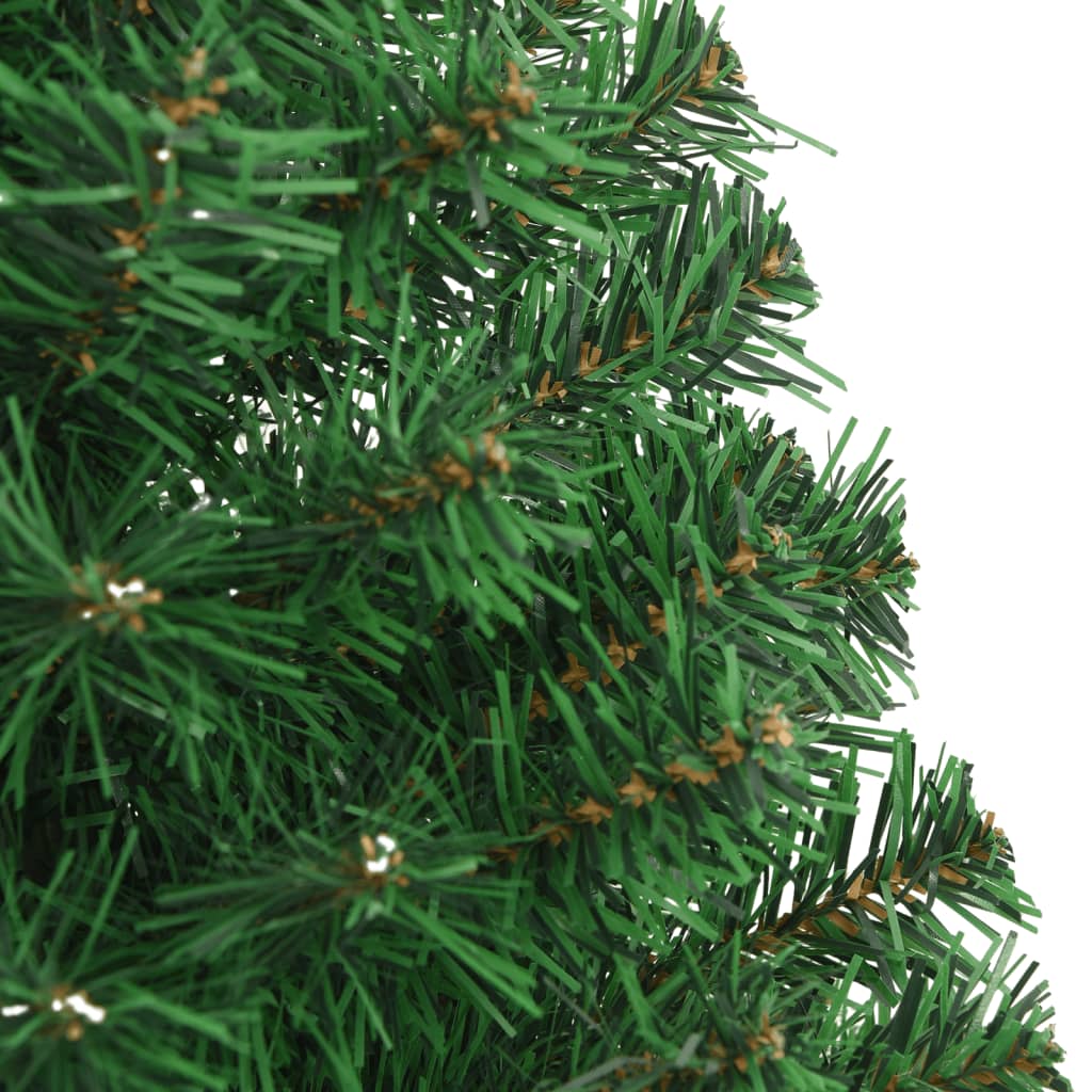 Artificial Christmas Tree with Thick Branches Green 120 cm PVC