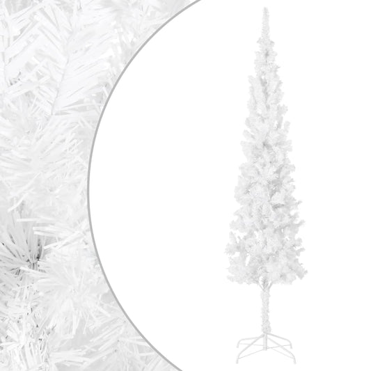 Slim Christmas Tree White 210 cm