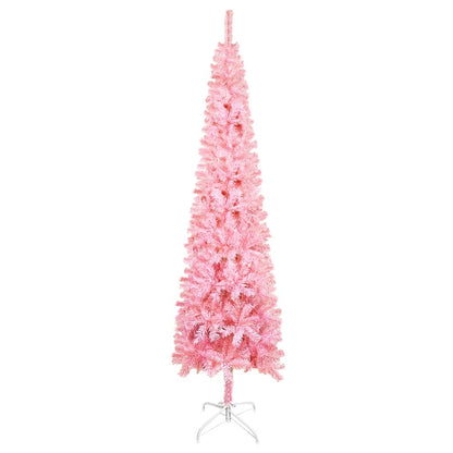 Slim Christmas Tree Pink 240 cm