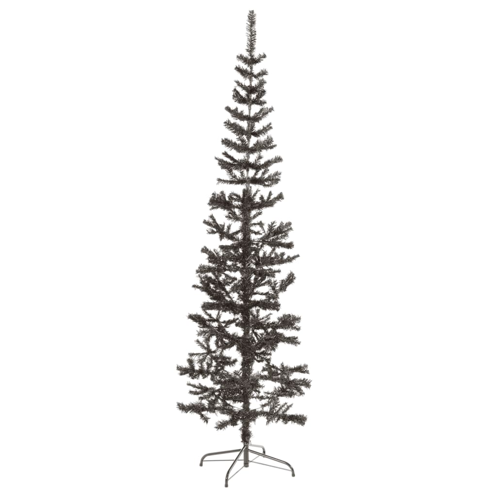 Slim Christmas Tree Black 210 cm