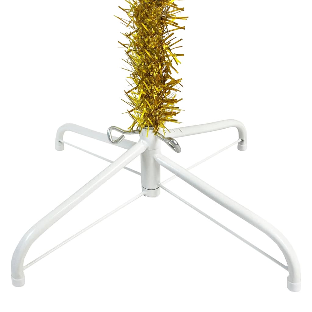 Slim Christmas Tree Gold 150 cm