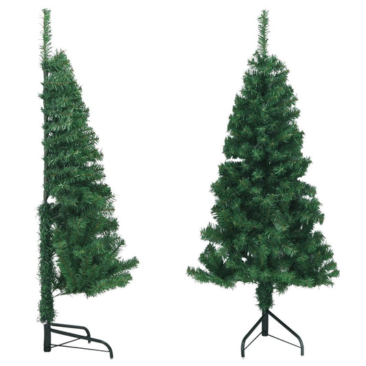 Corner Artificial Christmas Tree Green 120 cm PVC