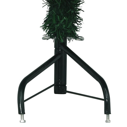 Corner Artificial Christmas Tree Green 210 cm PVC