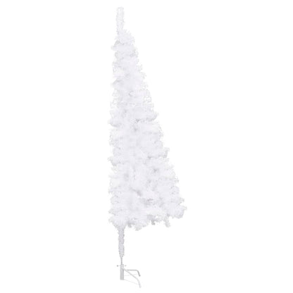 Corner Artificial Christmas Tree White 150 cm PVC