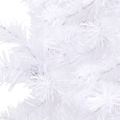 Corner Artificial Christmas Tree White 150 cm PVC