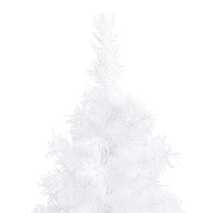 Corner Artificial Christmas Tree White 150 cm PVC