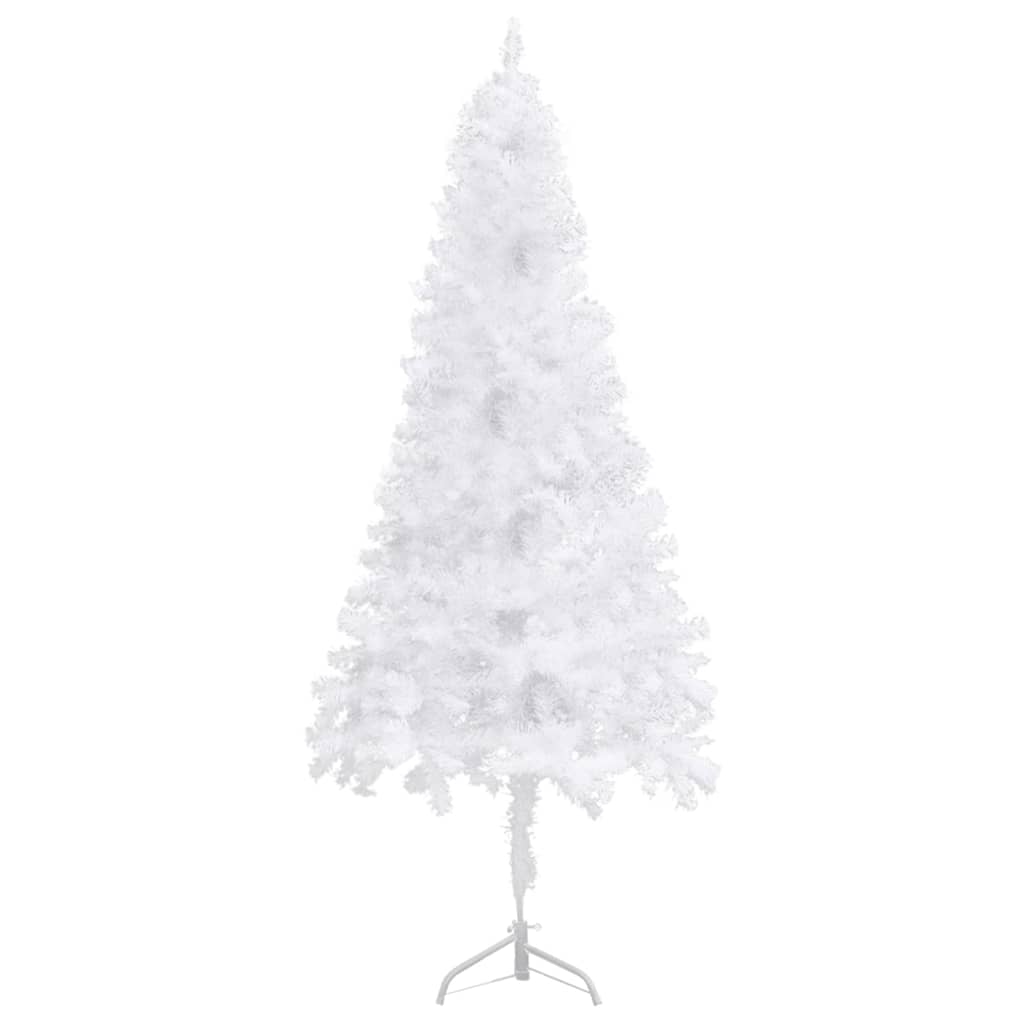 Corner Artificial Christmas Tree White 180 cm PVC