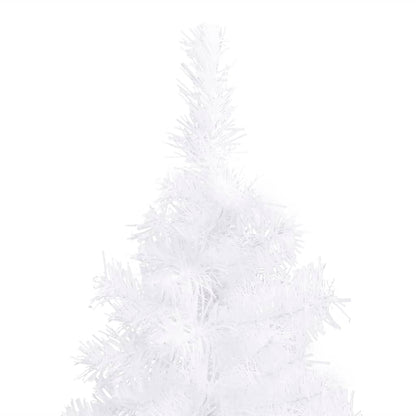 Corner Artificial Christmas Tree White 180 cm PVC