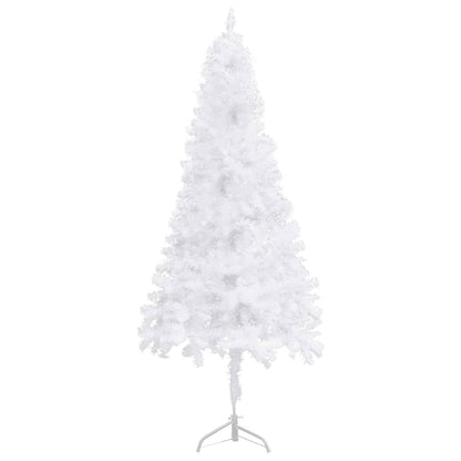 Corner Artificial Christmas Tree White 240 cm PVC