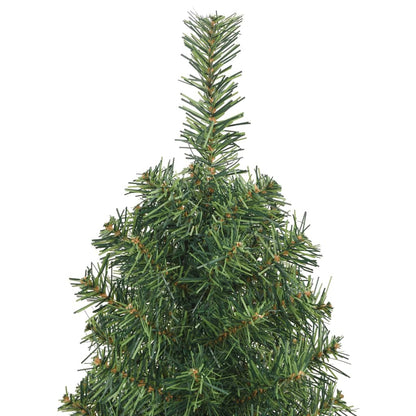 Slim Artificial Christmas Tree with Stand Green 120 cm PVC