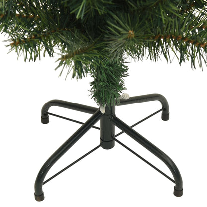 Slim Artificial Christmas Tree with Stand Green 120 cm PVC