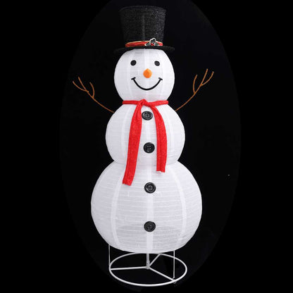 Decorative Christmas Snowman Figure LED Luxury Fabric 180cm