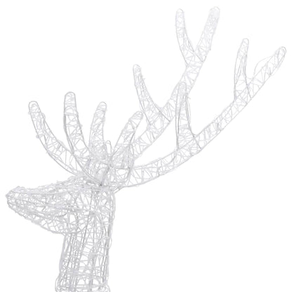 XXL Acrylic Christmas Reindeer 250 LED 180 cm Colourful