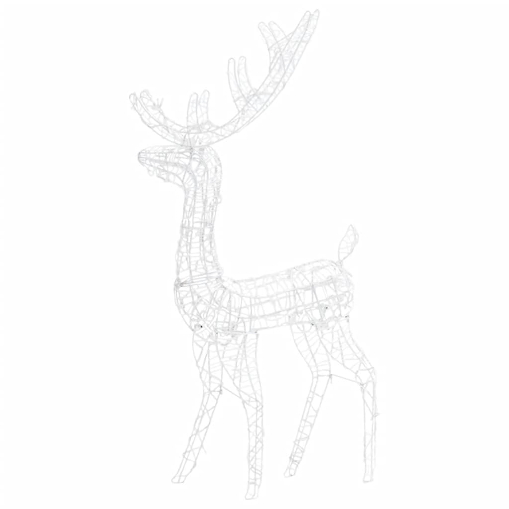 Acrylic Reindeer Family Christmas Decoration 300 LED Warm White