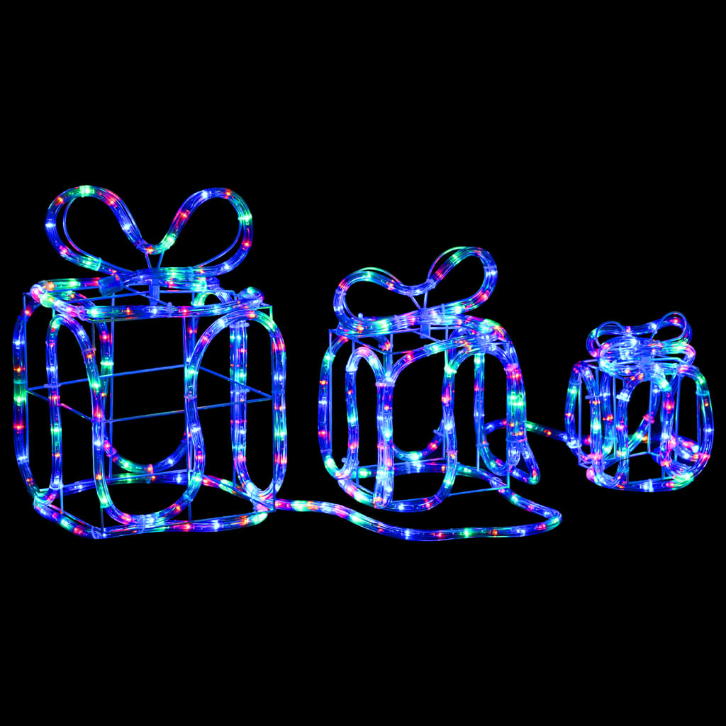 Christmas Decoration Gift Boxes with 180 LEDs Indoor Outdoor