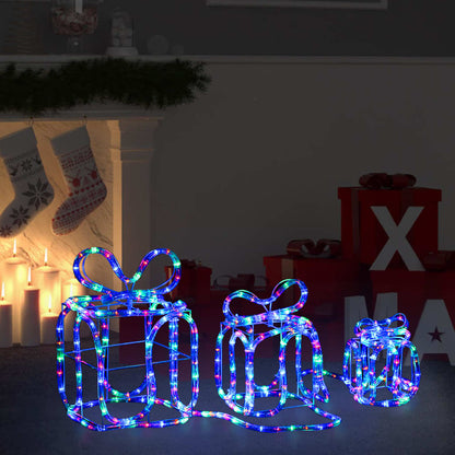 Christmas Decoration Gift Boxes with 180 LEDs Indoor Outdoor