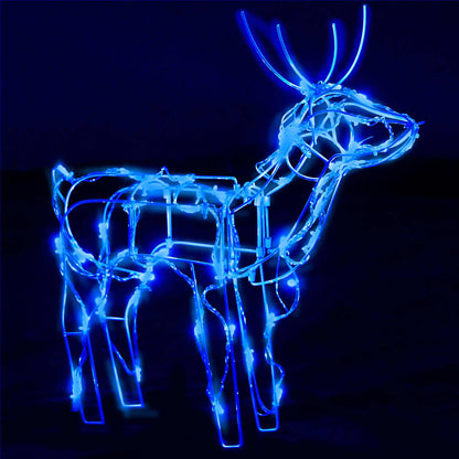 3 Piece Christmas Light Display Reindeers 229 LEDs