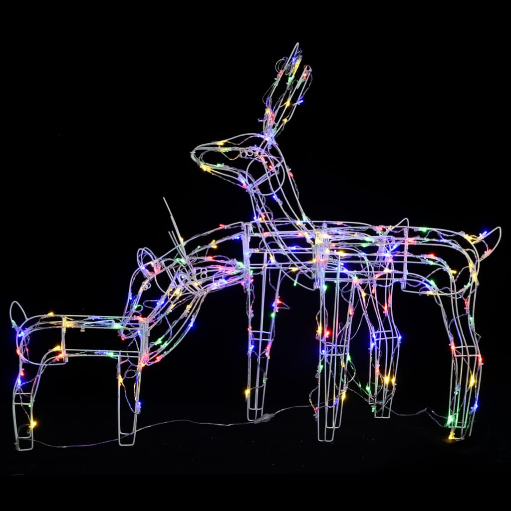 3 Piece Christmas Light Display Reindeers 229 LEDs