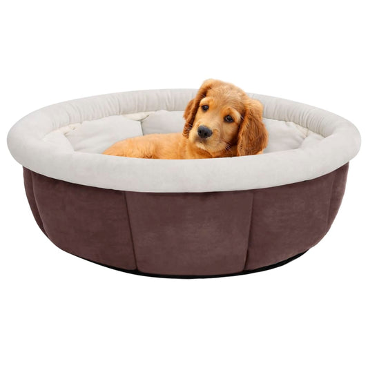 Dog Bed 59x59x24 cm Brown